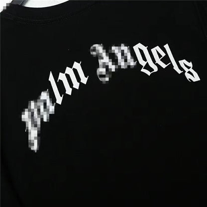Palm Angle T Shirts Broken Teddy Bear Couple Loose
