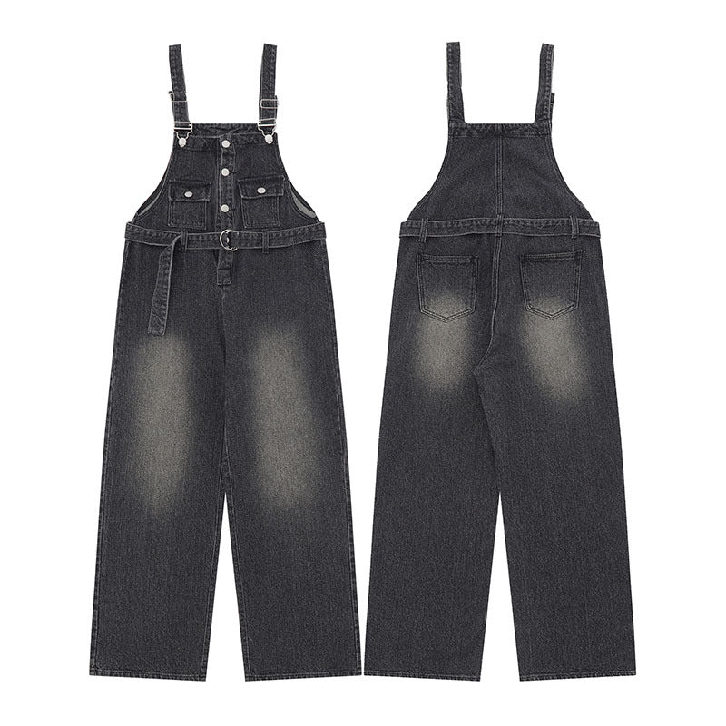 Cargo Pants Retro Overalls Jumpsuit