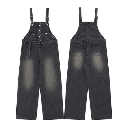 Cargo Pants Retro Overalls Jumpsuit