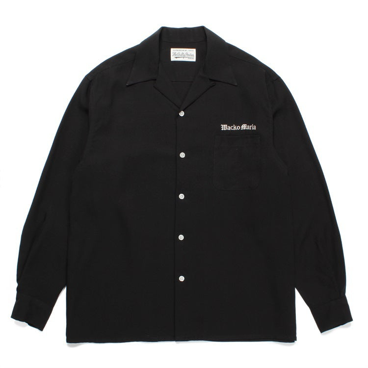 GUILTYPARTIES TIGER Shirts Silk Long Sleeve Shirts Men