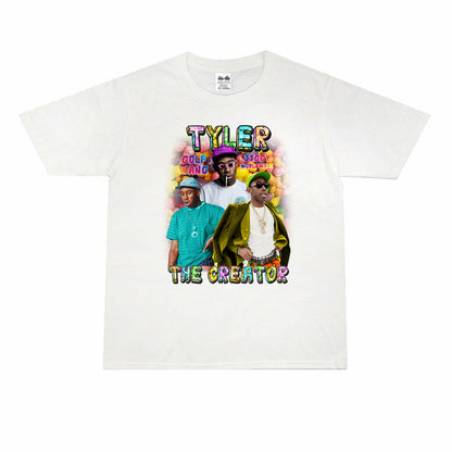 Rock Star T Shirt Tyler the Creator OFWGKTA Street Printing T-shirt Short Sleeve Loose