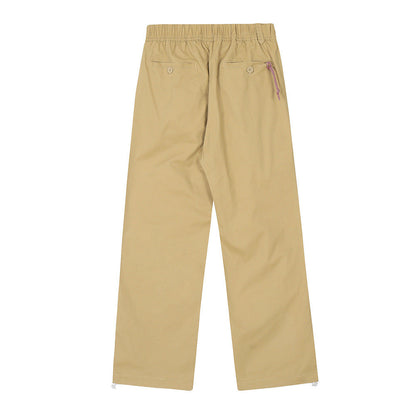 Men Sweatpants Casual Pants Men's Tooling Straight-Leg Trousers Baggy Pants Feet Drawstring Jogger Pants