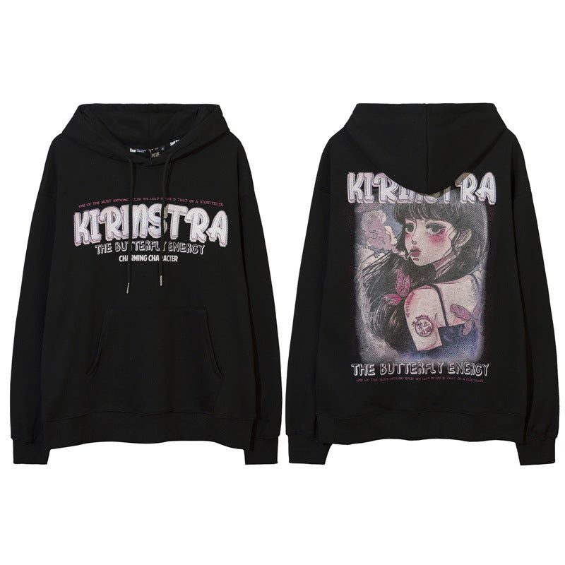 Men Hoodie Vintage Vibe Sweater Men's Women's Hoodie Oversize Coat