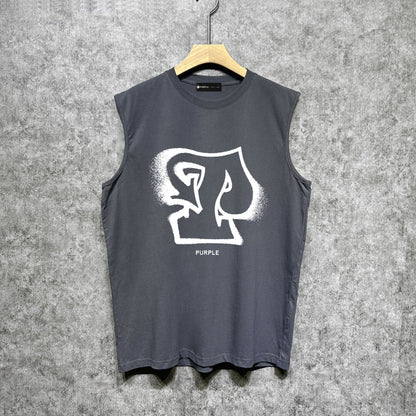 Purple Brand Tank T Shirts Sleeveless T-shirt Vest