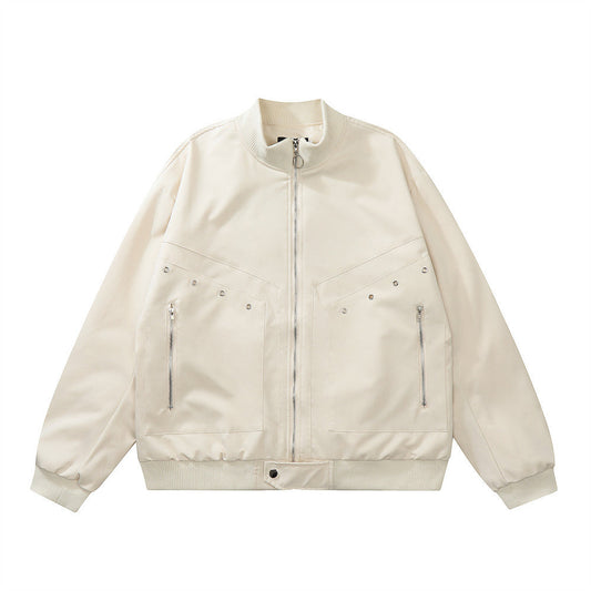 Men Jacket Coat Men's Loose Pilot Coat Autumn