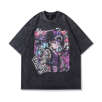 Men's T-Shirt Short-Sleeved T-shirt Men's and Women's Retro