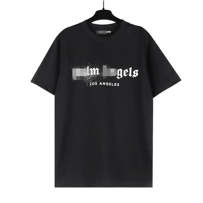 Palm Angle T Shirts Diamond-Embedded Decoration Couple Loose