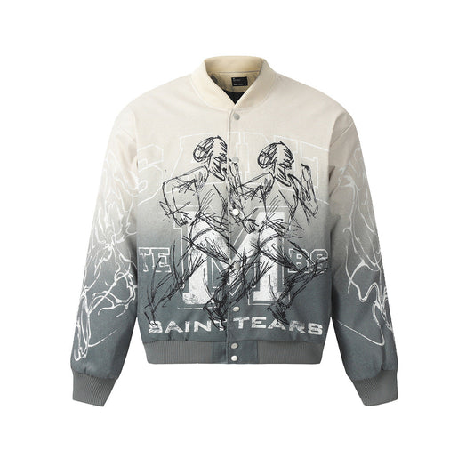 Unisex Baseball Jersey Saint Michael Casual Cotton Jacket
