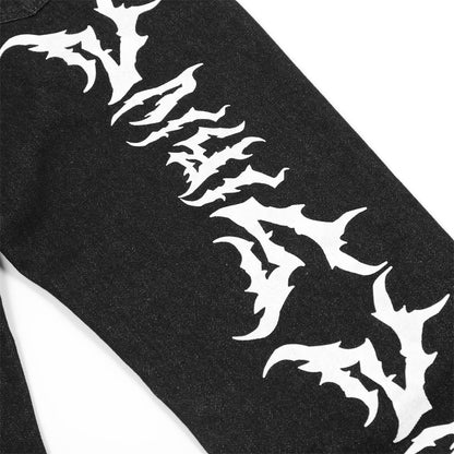 Men Jeans Casual Cool Printing