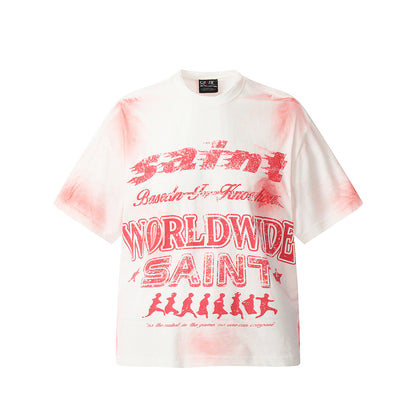 Unisex T-Shirts Saint Michael Fashion Loose Tee