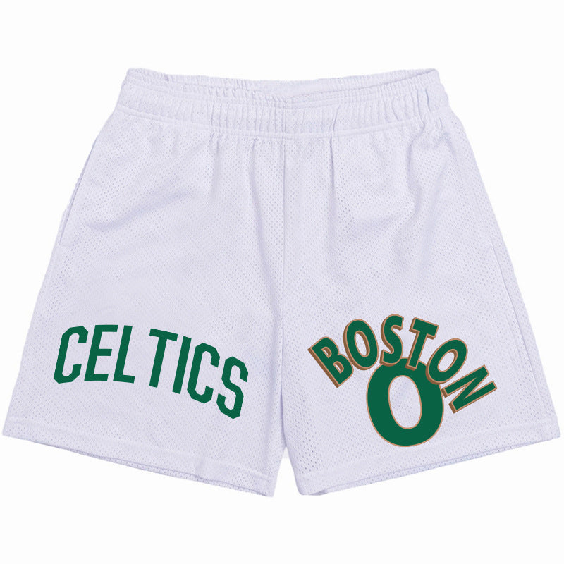 NBA Shorts Summer Basketball Shorts Men's NBA Celtic Loose