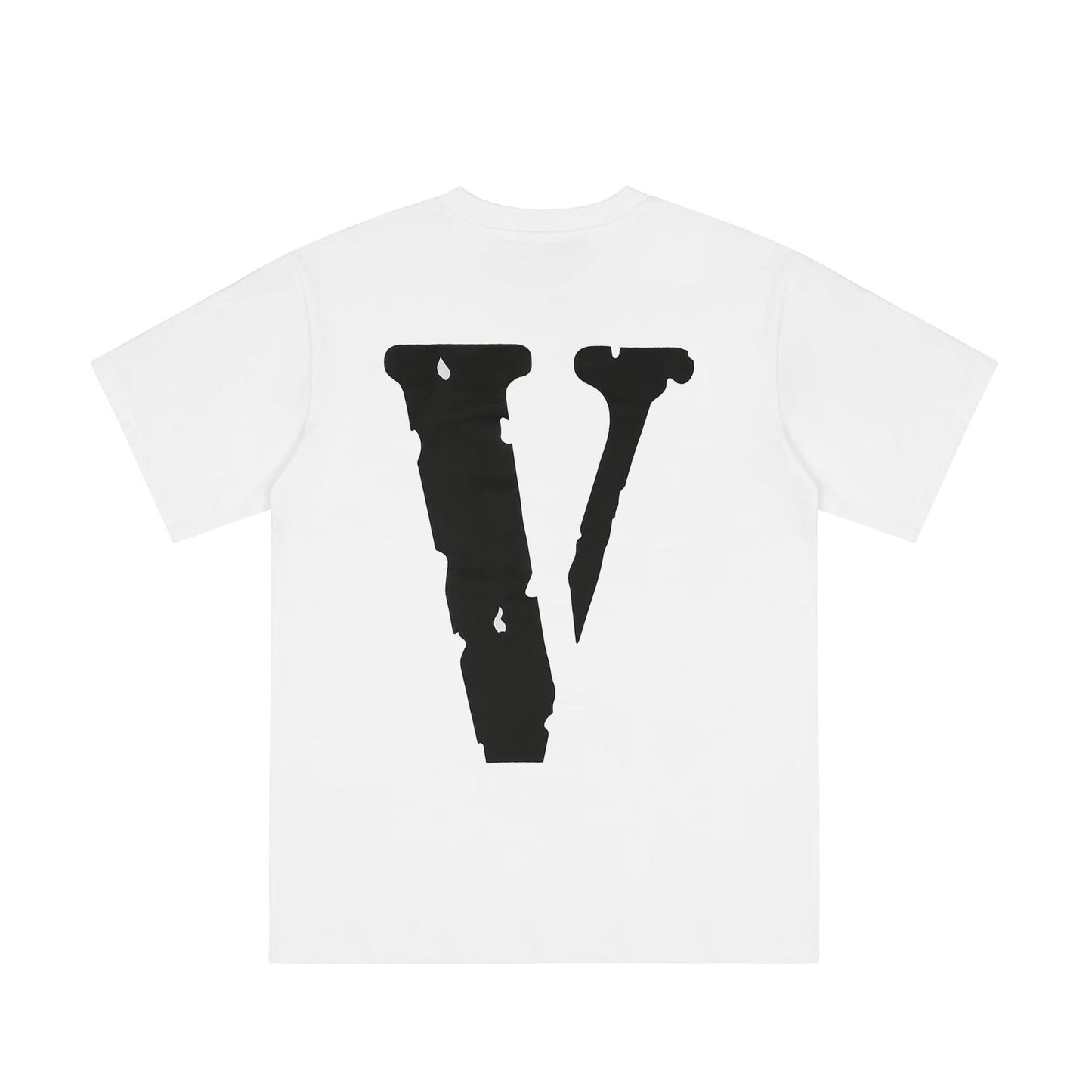 Vlone T Shirts Friends Nurse Large V Printed Short Sleeve T-shirt Men's and Women's High Street BF Half Sleeve