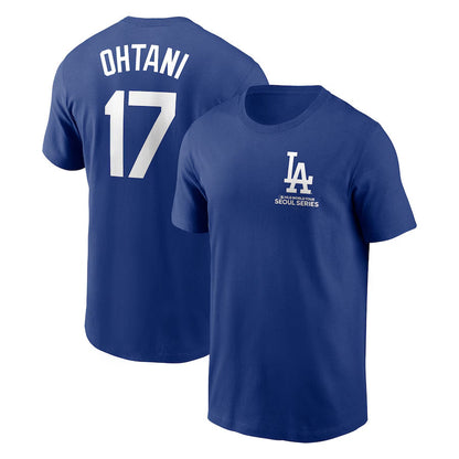 MLB T-Shirts MLB Dodge Priest T-Shirt Otani Shohei Ball Jacket Short Sleeve T-Shirt