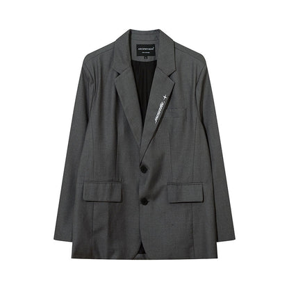 Women Jackets Solid Color Suit Oversize