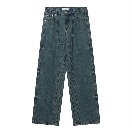 Men Jeans Loose Casual Trousers