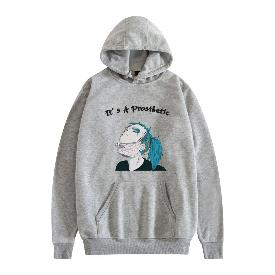 Sally Face Hoodie Sally Face Character Print Casual