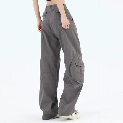Men Sweatpants Casual Trousers Men's Loose Straight Wide Leg Pants Sports Overalls