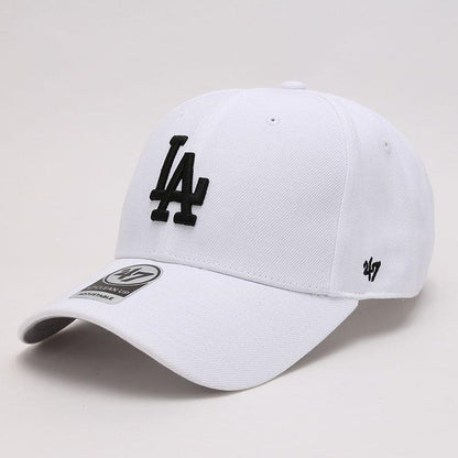 Dodgers and Yankees Baseball Cap 47 Baseball Hat Men's Casual Velcro Women's White