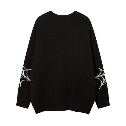 Women Sweater Spider Jacquard Sweater Sweater