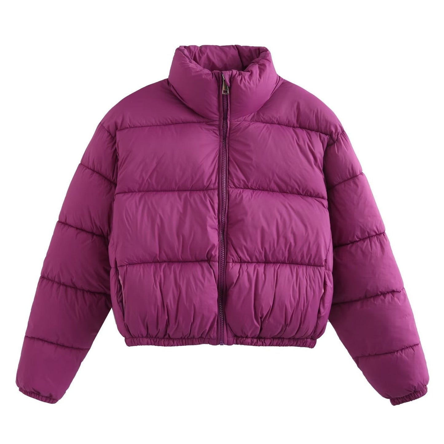 Women Cotton Coat Fashion Stand Collar Coat