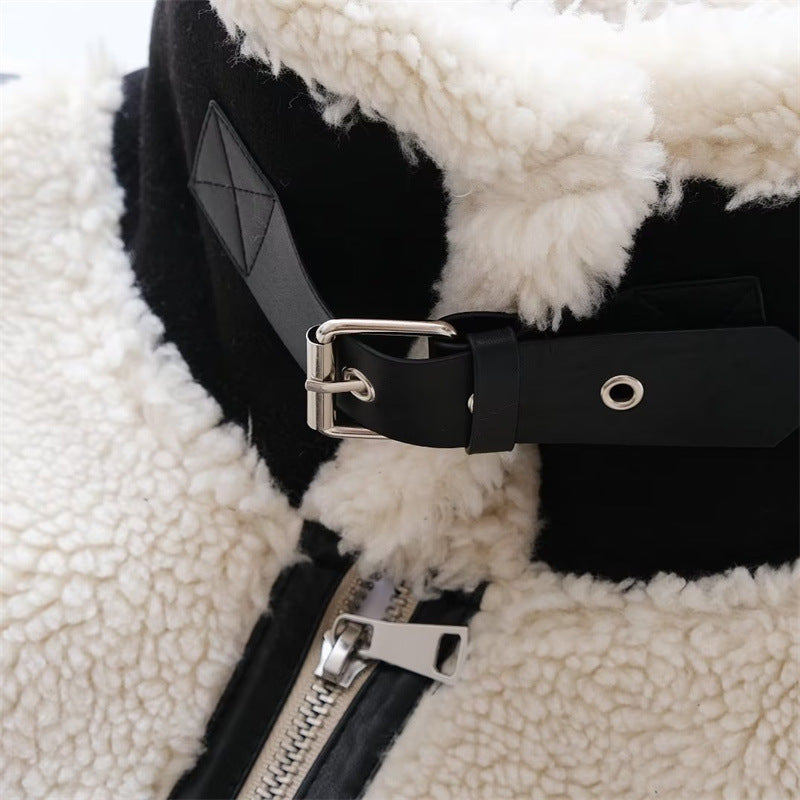 Women Cotton Coat Fashion Casual Berber Fleece Coat