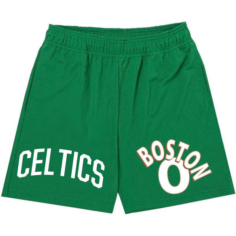 NBA Shorts Summer Basketball Shorts Men's NBA Celtic Loose