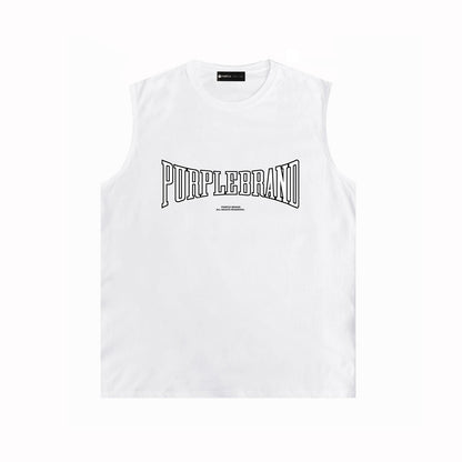 Purple Brand Tank T Shirts Sleeveless T-shirt Vest
