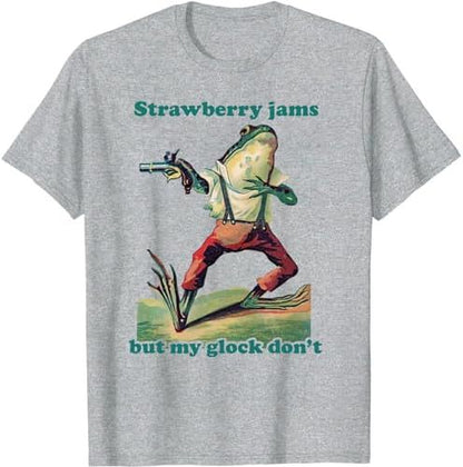 Strawberry Jams But My Don't T-Shirt, Funny Strawberry L