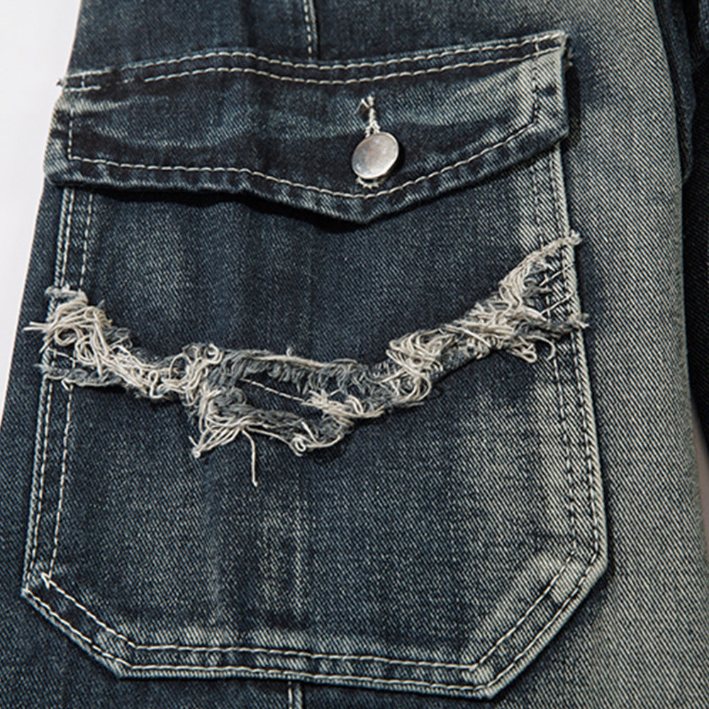 Women Pants Jeans Baggy Straight Trousers Trousers