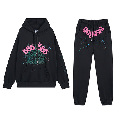 Sp5der Hoodie & Sweatpants 2 Piece Set