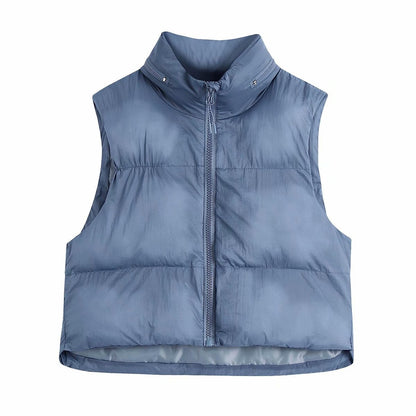 Women Cotton Coat Lightweight down Vest Winter