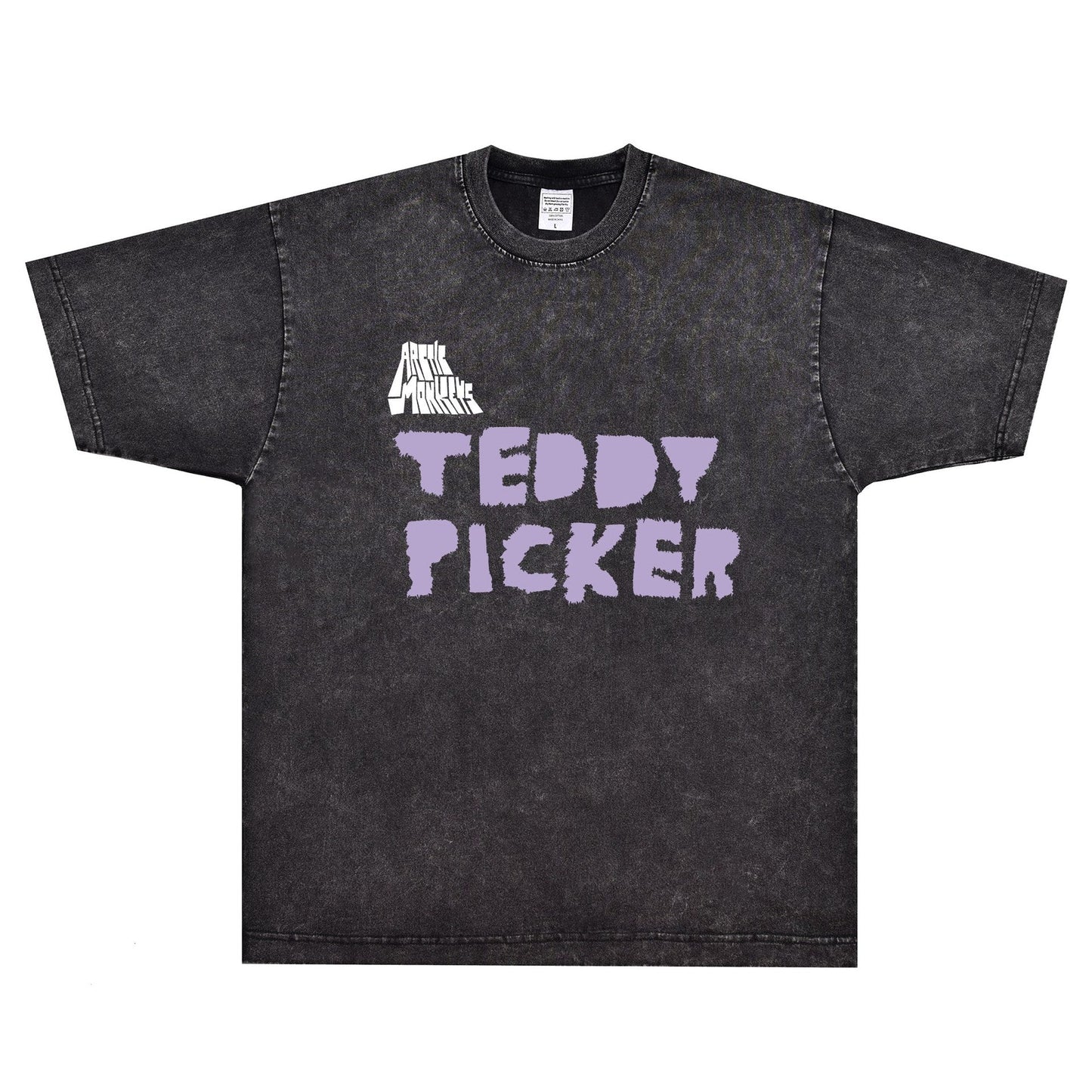 Rock Star T Shirt Arctic Monkeys Teddy Picker T-shirt Rock Band American Style Loose Printed Short Sleeve