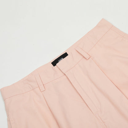 Men Sweatpants Straight Casual Pants Loose Wide Leg Pants Solid Color Pocket Decorative Trousers