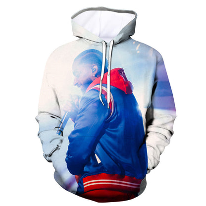 Nipsey Hussle Hoodie 3D Digital Thin without Velvet