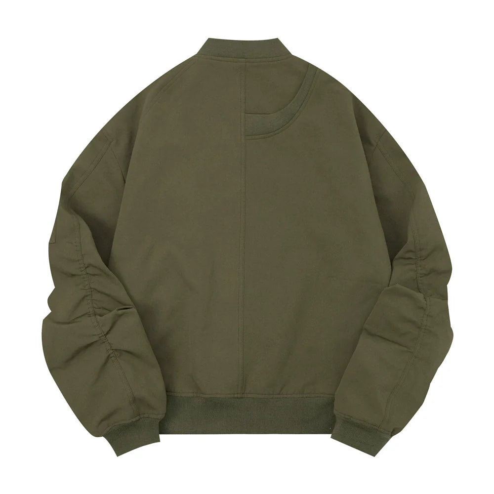 Men Jacket Coat Sleeve Baggy Coat Men's Baseball Uniforms Pilot Jacket Autumn and Winter