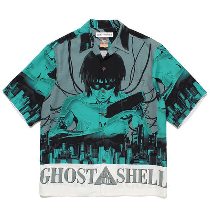 GUILTYPARTIES TIGER Shirts Ghost in the Shell joint print, short-sleeved shirt