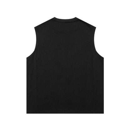 Women Vest Cotton Sports Vest Loose Sleeveless Basketball T-shirt