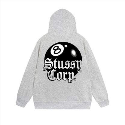 Stussy Hoodie Zip Cardigan Hooded Sweater
