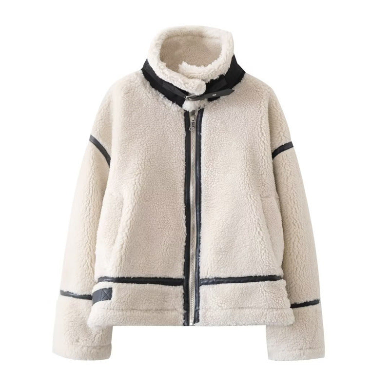 Women Cotton Coat Fashion Casual Berber Fleece Coat