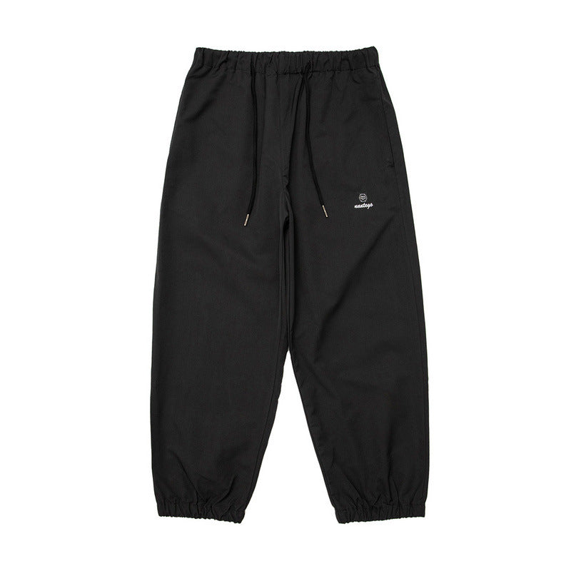 Cargo Pants Retro Solid Color Loose Casual Pants