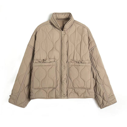 Women Cotton Coat Hooded Loose Casual Jacket