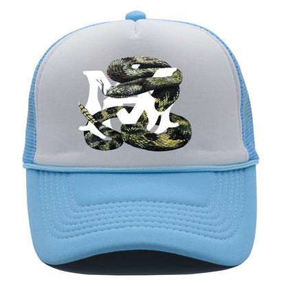 Amiri Hat Baseball Cap Trendy Brand Summer Printed Mesh Cap Men and Women