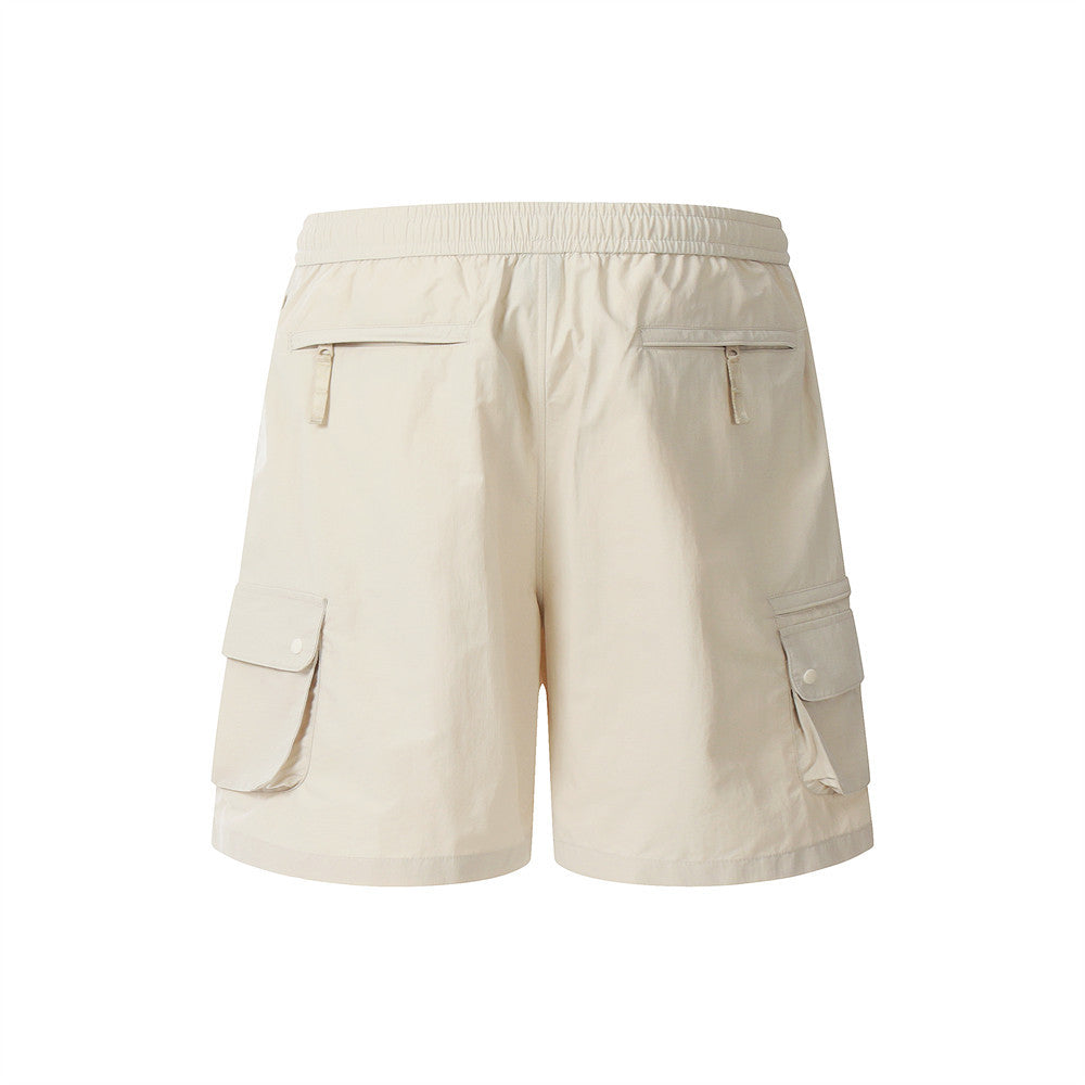 Men Shorts Multi-Pocket Shorts Tooling Style Loose Sports