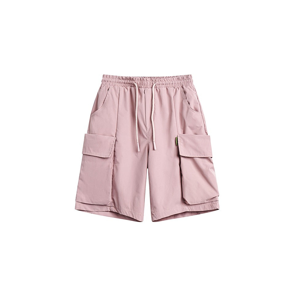 Unisex Shorts Large Pocket Loose Casual Pants Shorts Couple Style