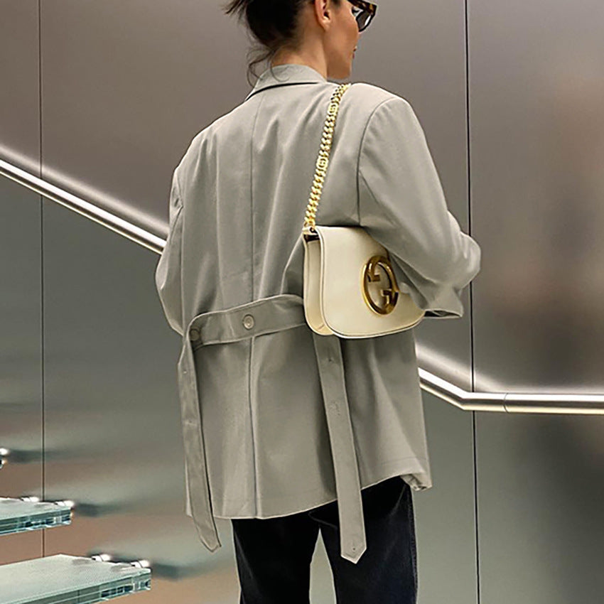 Women Trench Coat Autumn and Winter Suit Loose Casual Jacket
