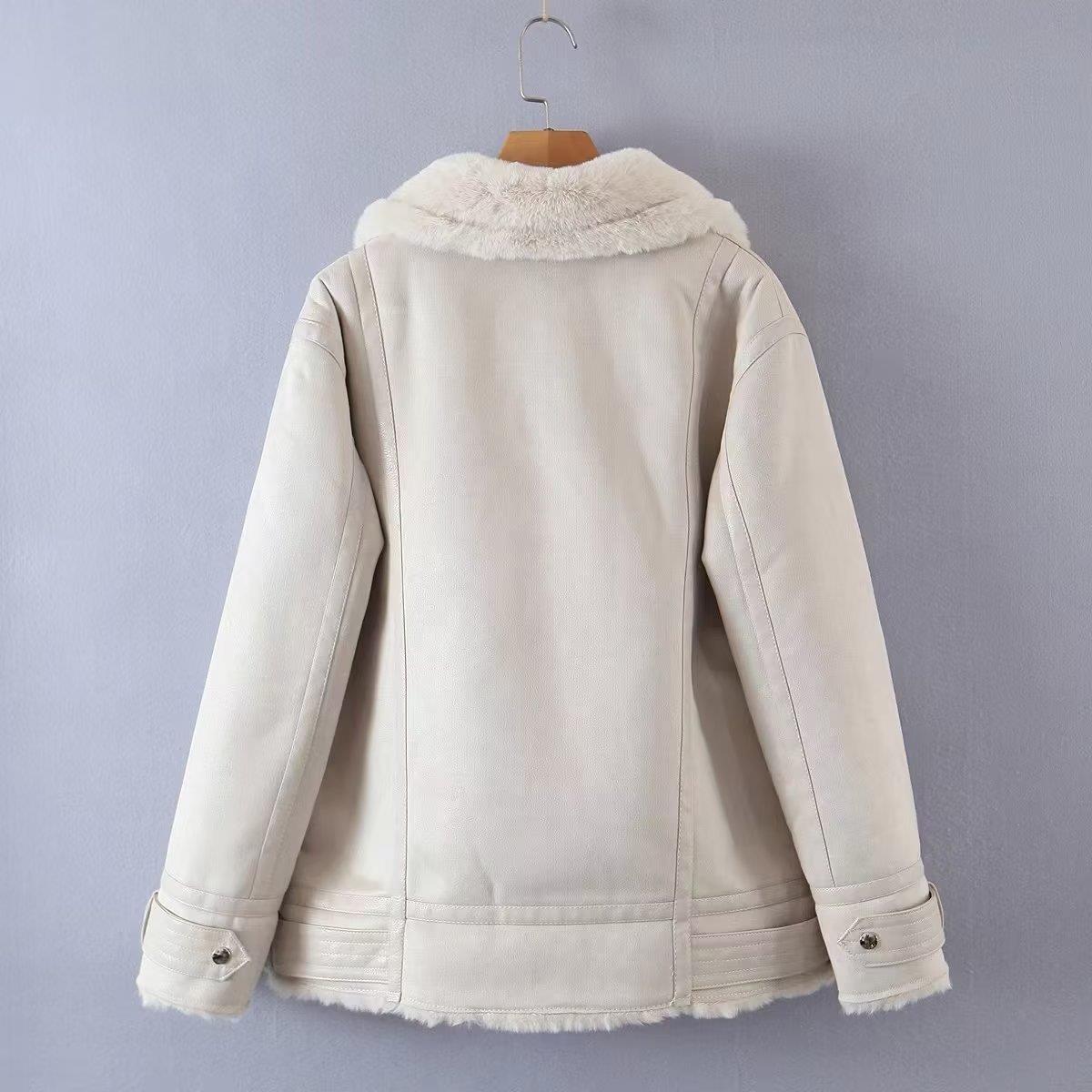Women Cotton Coat Winter Thickened Suede Coat