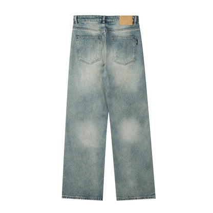 Men Jeans Worn out Hip Hop Loose