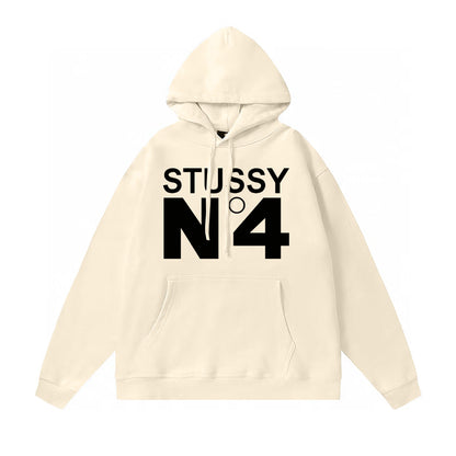 Stussy Hoodie Fall/Winter Fleece Hooded Sweater