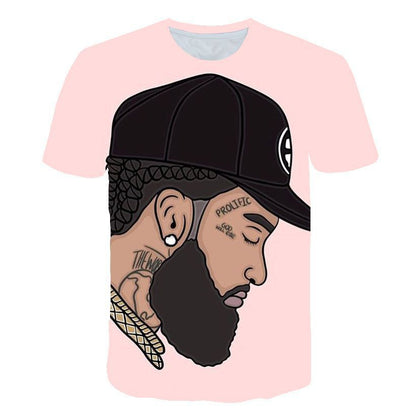 Nipsey Hussle T Shirts Rapper 3D Digital Printing