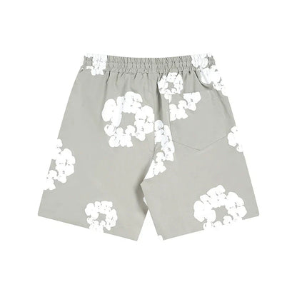Denim Tears Outfit:T Shirt/Shorts (Separate Purchase Options) Shirt Loose Shorts Men and Women Casual Suit